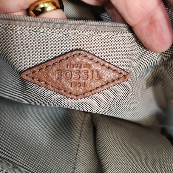 Fossil Women's Rachel Satchel Crossbody Brown Leather - Picture 9 of 12
